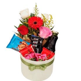 Box com Flores e Gostosuras